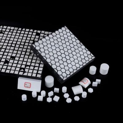 China Rubber Backed Ceramic Wear Plates Alumina Ceramic Liner for sale