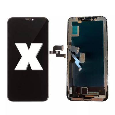 China Display Mobile Phone LCD Screen Replacement Digitizer Black For Iphone X for sale