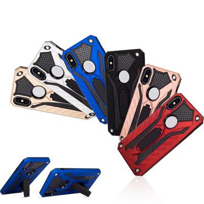 China Thickened TPU Mobile Phone Case Anti Fall 5 Colors With Stand for sale