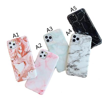 China Waterproof Matte Marble Phone Case Iphone Cell Phone Protector Case for sale