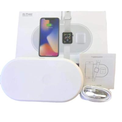China Ip Pillow Three In One Wireless Charger For Apple Mobile Phone Watch Headphones for sale