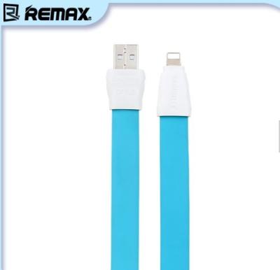 China Remax RC-011i Strong Tension Wide Flat Noodle Charging Cable For Iphone for sale