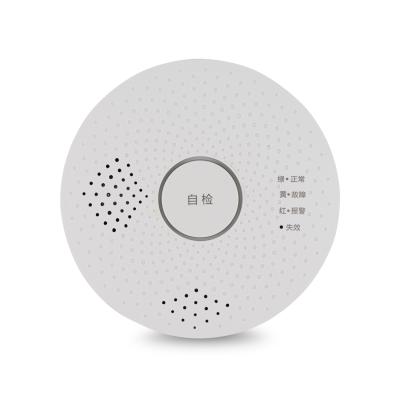 China Smart Wireless WiFi Gas alarm with human voice, light, sound alarm for sale