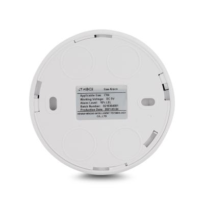 China 5V Indoor Independent Natural Gas LPG Smoke Detector With LCD Display for sale