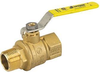 China 2 Piece Full Port Max X Femal Thread Connection 600WOG Brass Material Ball Valve for sale