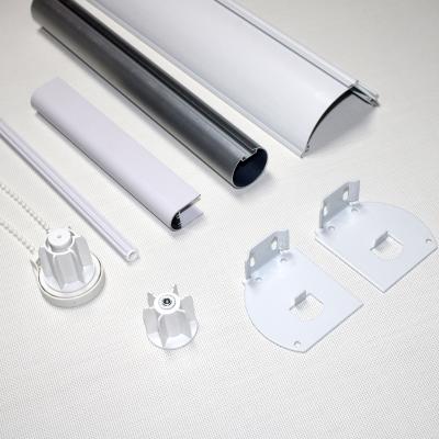 China Horizontal Zebra Roller Blinds Parts Upper And Lower Biparting Open à venda