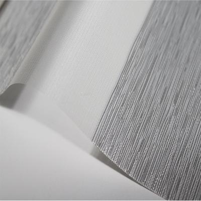 China Soft Roller Zebra Blinds Fabric Semi Blackout Window Blind Fabric zu verkaufen