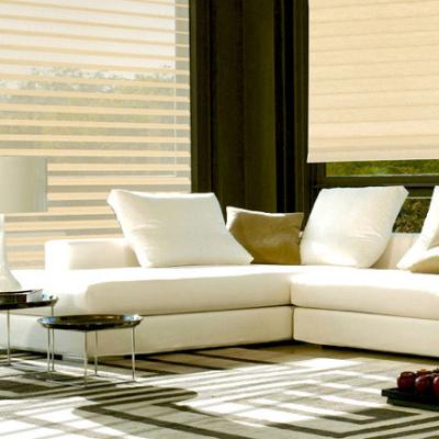 China Modern Latest Customize Shangri La Blinds For Oriel Window for sale
