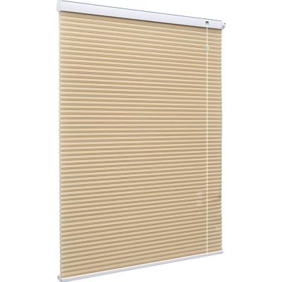 China Customized Wide Blade Honeycomb Blinds Horizontal Pattern Exterior Installation for sale