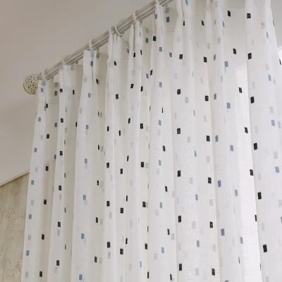 China Window Gauze Sheer Curtain Fabric Linen European And American Style en venta