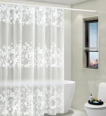 China Size Customized Waterproofing Shower Curtain Set For Bathroom for sale