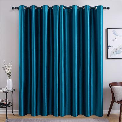 China Hot Selling Luxury Royal Glossy High Quality Modern Home Decoration Thick Blackout Curtain for sale