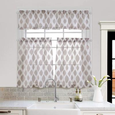 Китай Diamond Shaped Curtain Sheer Half Curtain Kitchen Translucent продается