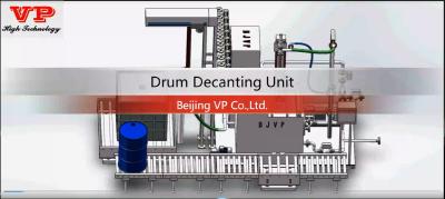 China tambor del barril 200L que decanta la unidad para las plantas de mezcla del aceite de lubricante en venta