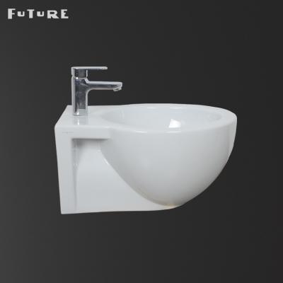 China Easy Installation White Floor Standing Bidet In Washroom W380mm for sale