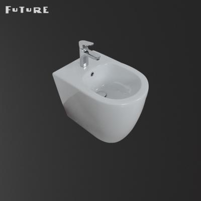 China Easy To Clean Wall Hung Bidet Dual Flush 3L / 6L Washroom Bidet for sale