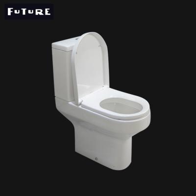China Wc sin rebordes elegante Pan Ideal Standard Compact Toilet 415m m alto Seat en venta