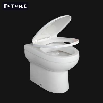 Китай Компактная короткая проекция спиной к стене туалета 430 мм смывного туалета продается