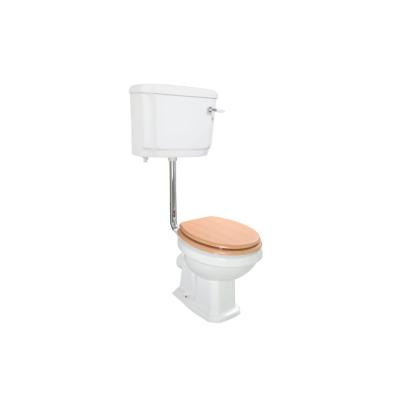 China Bathroom Low level cistern single flush Toilet for sale