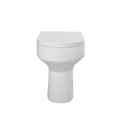 China anti Scratch  One Piece Smooth Glazed Back to Wall Toilet WC  365mm wide for sale