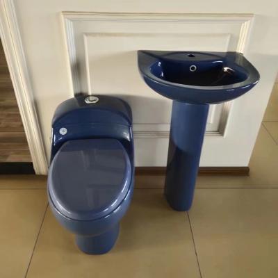 China Multi Colored One Piece Smooth Glazed Wall Hung Toilet New Arrival 20-30KG en venta