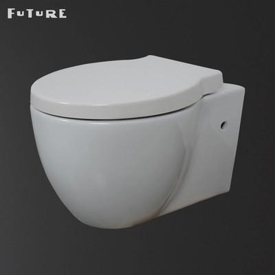 China 380mm Wide Wall Hung Toilet Floating Toilet Bowl With P Trap  Eco Friendly for sale