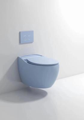 China Smooth Glazed Beautiful Wall Mounted Commode With Cistern Concealed à venda