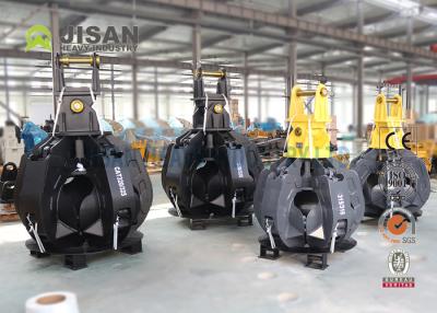 China Firm Grip Excavator Grapple High Efficiency Hydraulic System for sale
