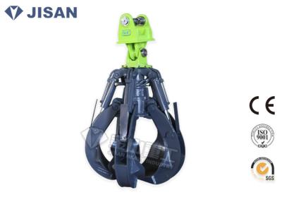 China 360° Rotation Excavator Rotating Grapple 1950mm Max Jaw Opening Fit  PC200 PC210 PC220 for sale