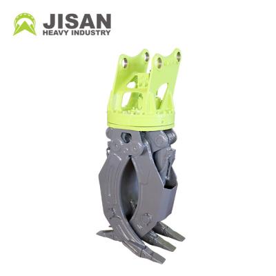China Excavator Log Grab Certified Hydraulic Log Grapple For Mini Digger for sale
