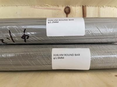 China ASTM F138 316LVM Stainless Steel round Bar H9 Ground Polished for sale