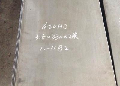 China Alta hoja de acero inoxidable del acero AISI 420HC de la cuchilla de cuchillo del carbono (placa) en venta