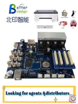 中国 A3 DTFプリンター紫外線平面プリンターのための1つのXP600 TX800の二重ヘッド メイン ボードよりよいプリンター キットのすべて 販売のため