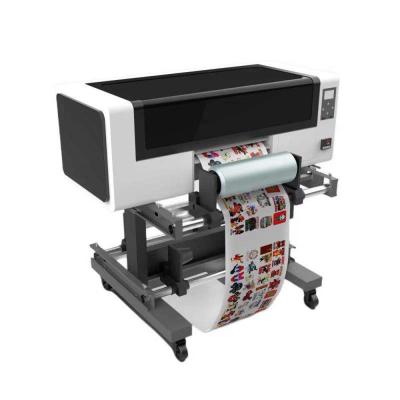 China UV DTF Crystal Label Printer Digital Printing Tx800 Xp600 Print Head Cold Transfer Sticker Machine All In One Printer for sale