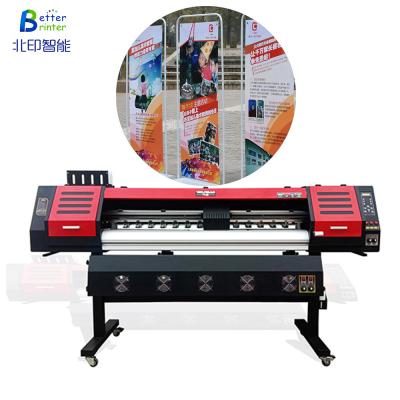 China Outdoor Photo Machine Indoor Weak Solvent Piezoelectric 4720-4head Inkjet Printer Thermal Transfer PU Clothes Printing for sale