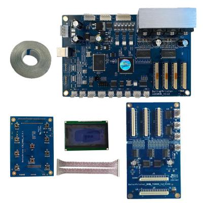 China Single Head Tx800 Printhead Board Kit For Wall Floor Printer White Ink Pyrography Printer for sale
