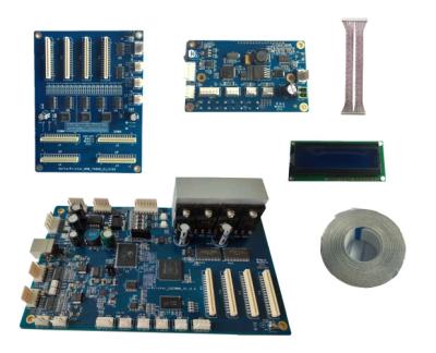 China low cost tx800 double head inkjet board kit use for flatbed printer for sale