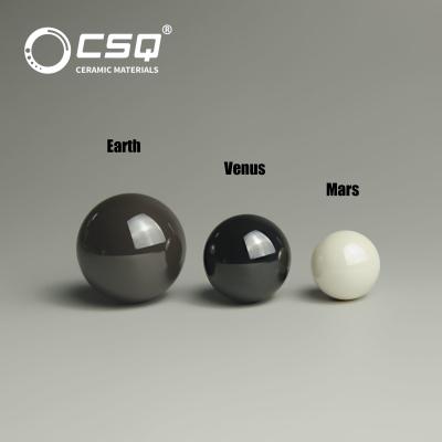 China 2mm Sic Ball For Ceramic Bearings Pressureless Sintering Technology for sale