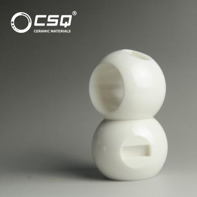 China Silicon Carbide Zirconium Ceramic Ball Valve Zirconia CSQ for sale