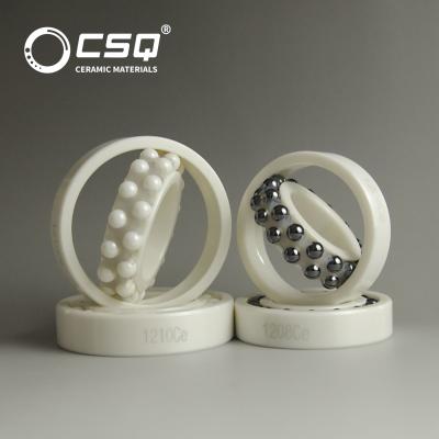 China 8mm de 10mm Ceramische Cilindrische Dubbele Rij van Rollagers Zelf Richt 1200 1300 Te koop