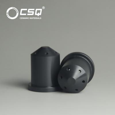 China CSQ Advanced Structural Ceramics Burner Sic Silicon Carbide Nozzle Blast for sale