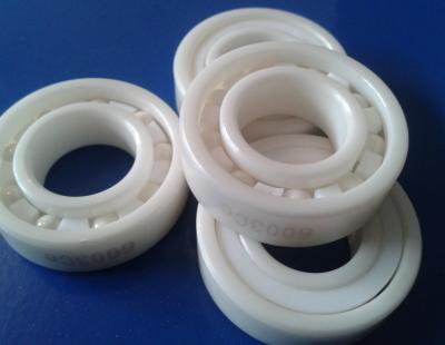 China 6003ce 6206ce Zro2 Full Ceramic Bearings Deep Groove Ball White High Speed for sale