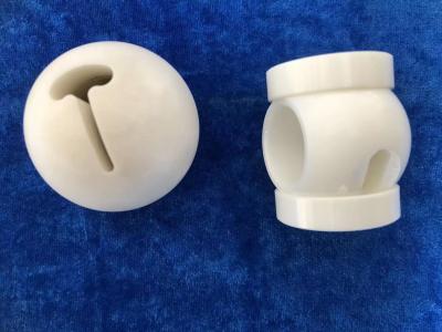 China Less Leakage Ceramic Ball Valve Zirconia Zro2 / Ssic Silicon Carbide Csq for sale