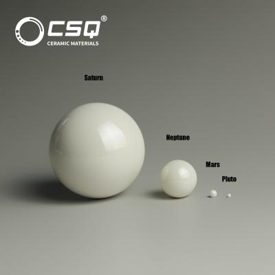 China 3.75mm - 50mm Zirconia Ceramic Balls For Chemical / Automotive / Food Industry for sale
