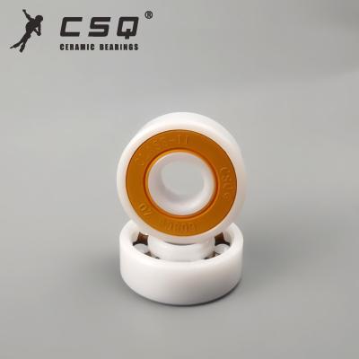 China Super Performance 608 Rolamentos cerâmicos completos para patinação em linha de distância à venda