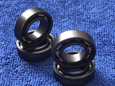 China 6800 Series Ceramic Ball Bearings 6801 6802 6803 For AUV SSIC+PEEK With Open Sealing for sale