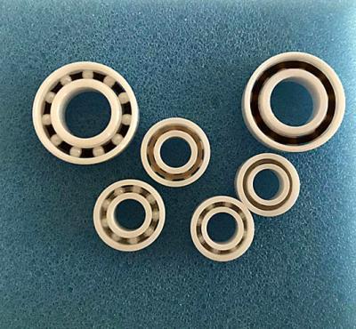 China Long Smooth Casting Small Ceramic Bearings For Angling for sale
