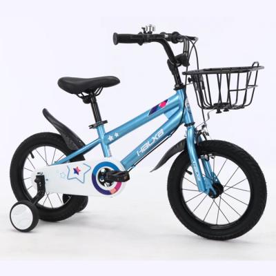 China Simple Design Lightweight Kids Bike With Steel Basket Adjustable Seats for sale