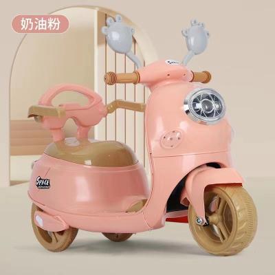 China OEM ODM Boys Girls Electric Three Wheel Motorcycle Rechargeable Tricycle 6volt for sale