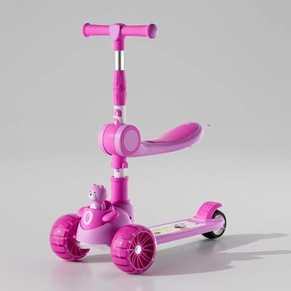Quality Multicolored 3 Wheel Toddler Scooter for sale
